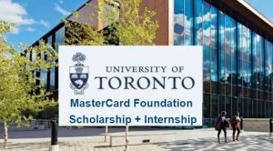 University of Toronto Mastercard Scholarship